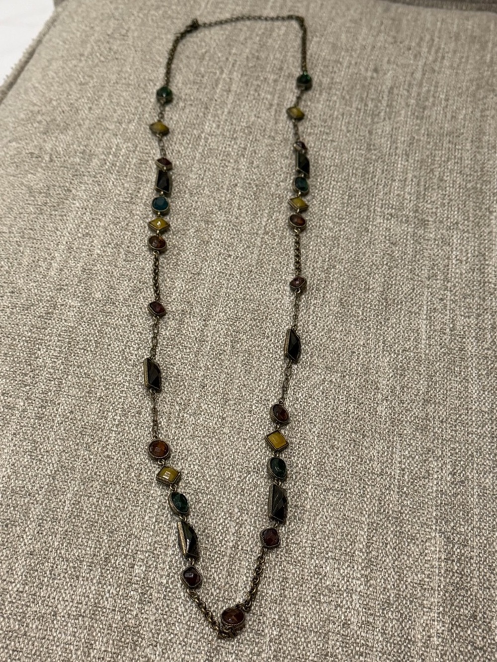 ☀️ Multicolor Gemstone-Link Women's Necklace